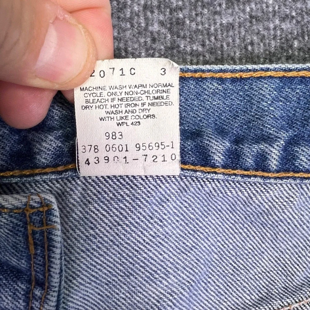 VTG Levis Jeans Men 41x30 Relaxed Straight Red Tab Denim Grunge Casual Baggy Y2K